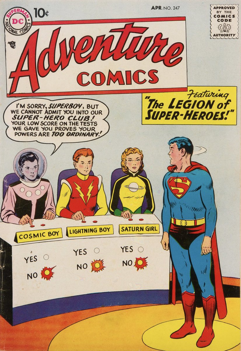 tbwUltraPowers's tweet photo. hey, I’ve just seen a tweet that says ADVENTURE COMICS #247 was released today, 27/02/1958 (April cover date) is this correct !? 

@dranj70
@MartGray
@LegionBlog
@CBRevolution
@BringBackLSH
@RokkRevolution
@ComicsintheGA 
@BRIANMBENDIS 
@LegionOmnicom

#LegionOfSuperHeroes https://t.co/SIKZjQeq5a