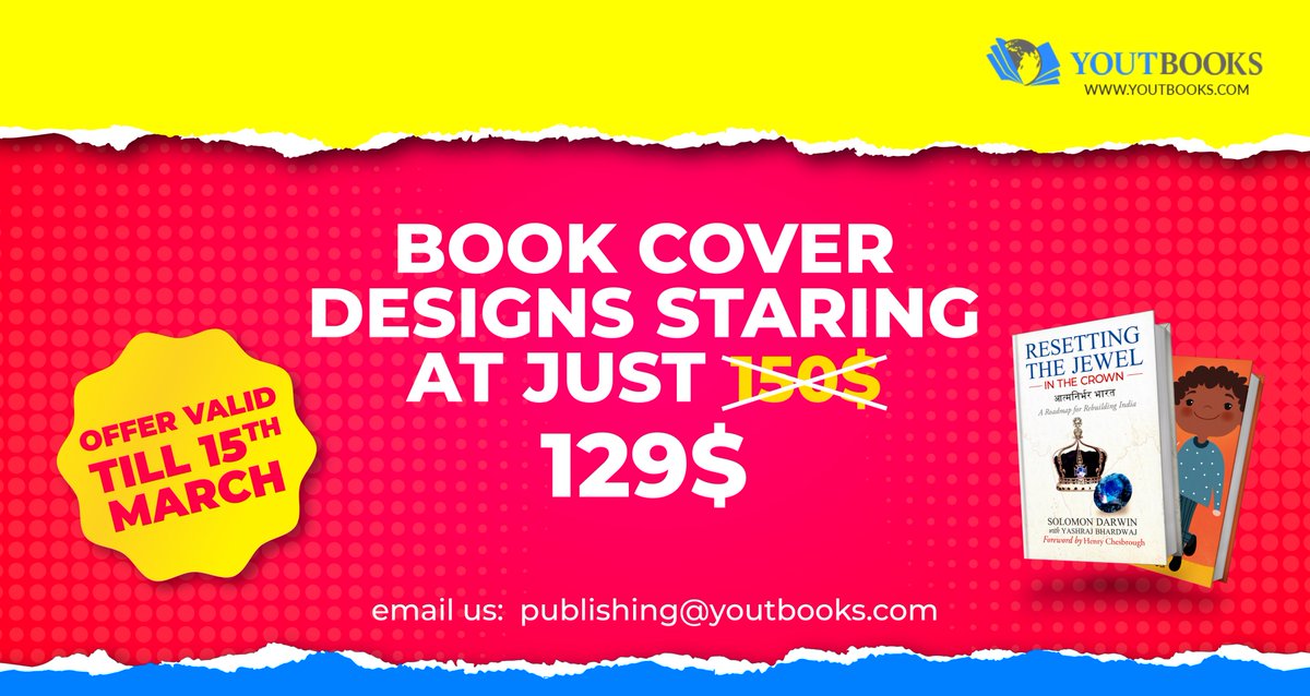 youtbooks's tweet photo. A professional book cover is the best presentation to attract your readers.
Our work samples: https://t.co/vYRKLZPdQg
#youtbooks #selfpublishing #bookcoverdesign #eBookdesign #booklayout #Authors #bookdesign #publishing #author #writers #Illustrations #childrenbookdesign https://t.co/6sO72SQNSc