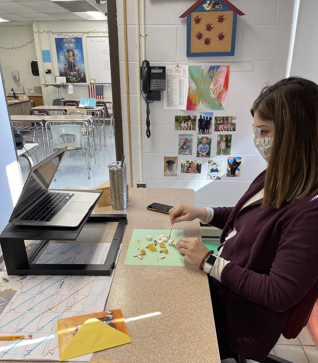 stocker_mrs's tweet photo. When your elearners didnβt round if their lab materials to complete it independently, you do your first live zoom lab demonstration! πΈ credit to my lovely instruction assistant, Mrs. Garza. #funonzoom #basdproud @EastHillsMSbasd https://t.co/2LnQjlo4ck