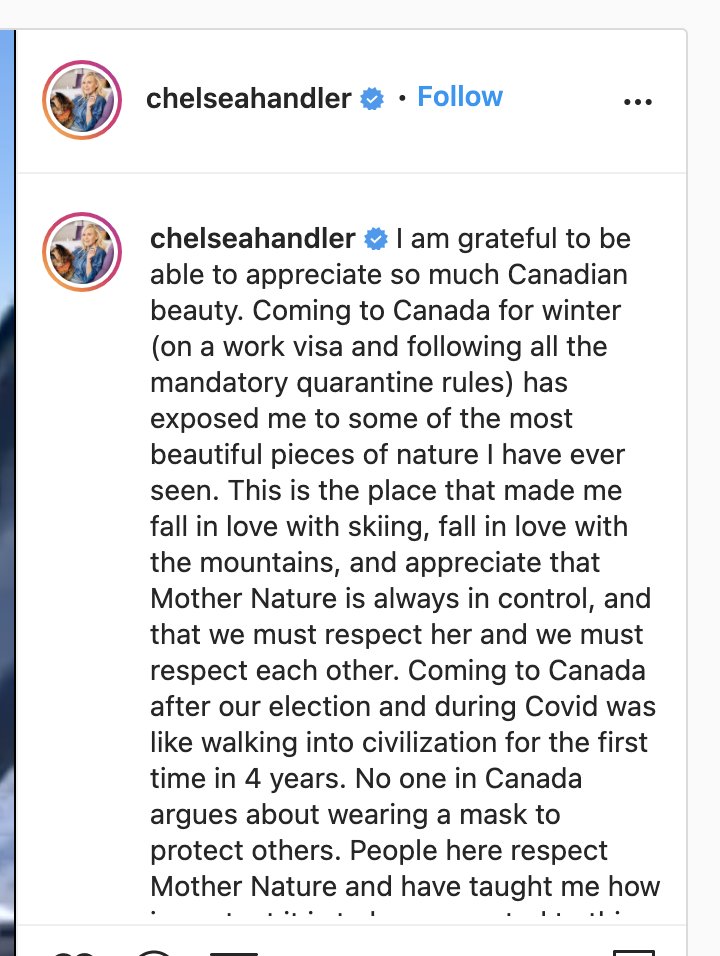 yemitula's tweet image. Chelsea Handler can enter Canada to come ski but an approved PR cannot enter to settle permanently? Why are US Citizens and PRs prioritized for entry over new immigrants - people who&apos;re committing their POFs, skills, experiences &amp;amp; futures to Canada? Pls #free_copr_after_march18