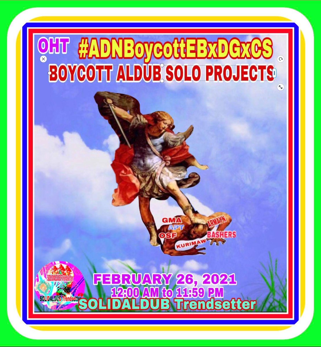 Our OHT for today Feb 28, 2021 is... 
#ADNBoycottEBxDGxCS3 
#ADNBoycottEBxDGxCS3
We are now on our 3rd day to have TBADN's voice to be heard. Each day tumataas ang tweet count. Let dis call spread like wildfire.