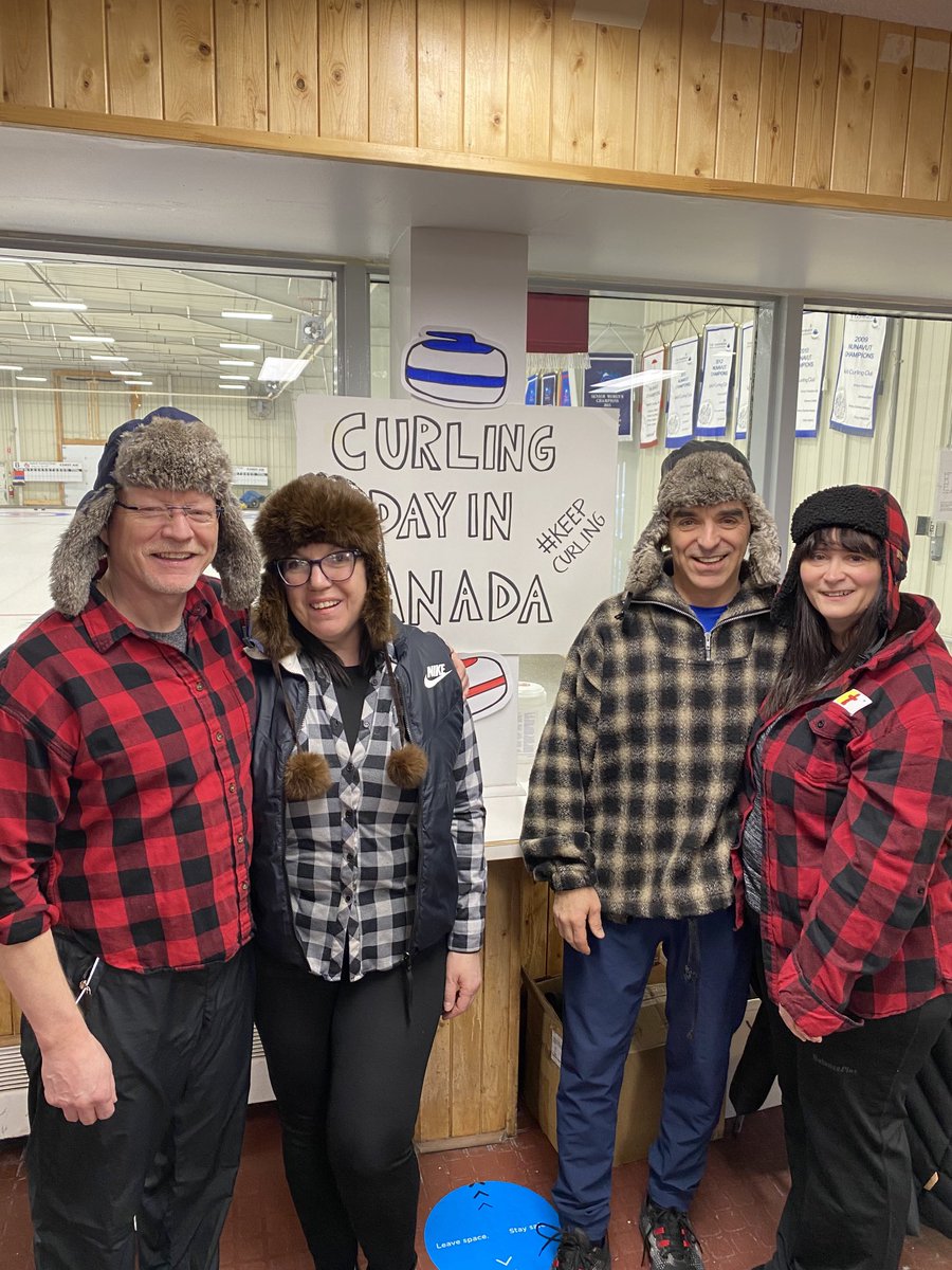 NanukNorth's tweet image. Buttons and Bulls at ICC in Iqaluit Nunavut #curlingday #keepcurling #Nunavut