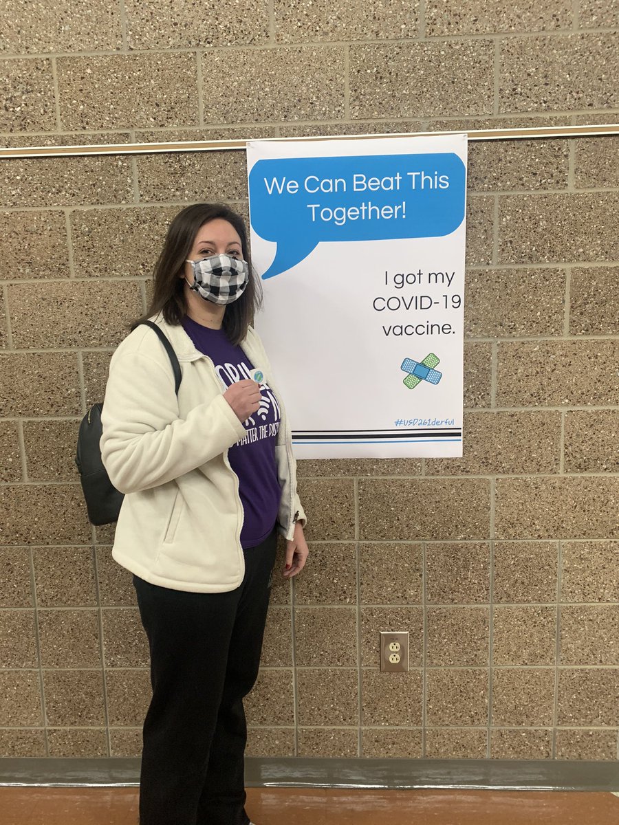 So thankful that our #usd261derful district fought to make teachers a priority! Shot #1 is done!