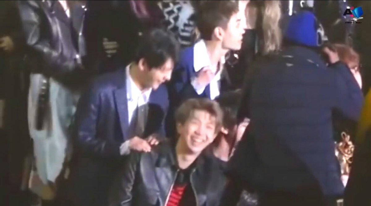 Minhyuk and Ilhoon in one frame with RM and Jin