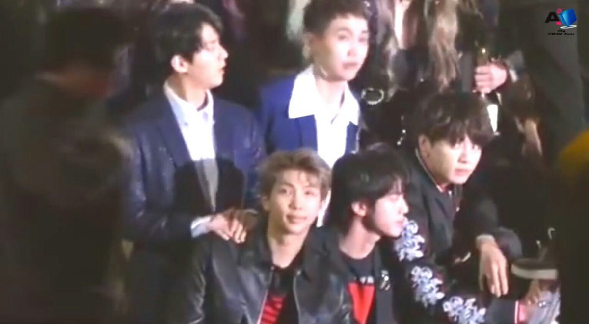 Minhyuk and Ilhoon in one frame with RM and Jin