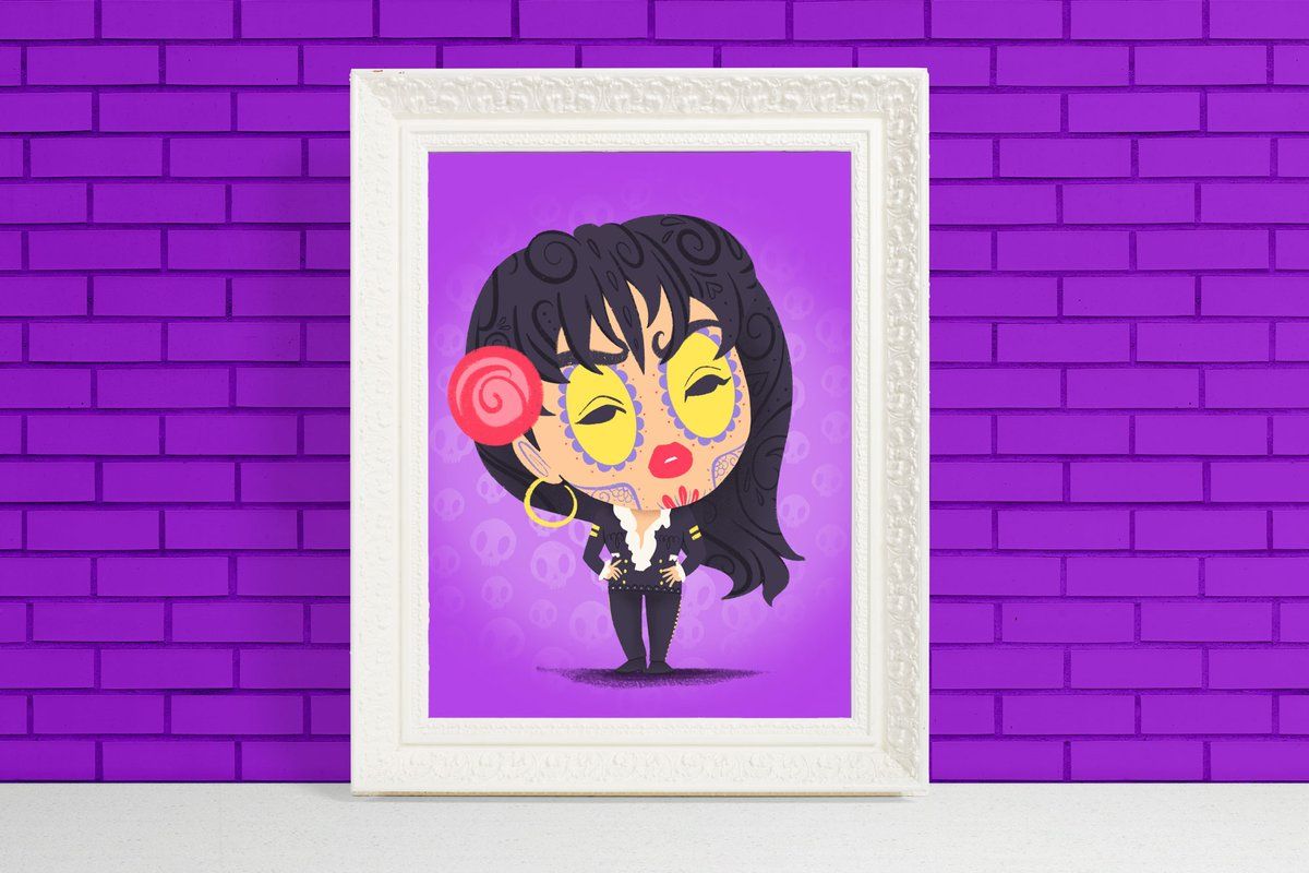 Are you a REAL #Selena fan if you don't have this gorgeous #sugarskull print?!

Of course you are. Your appreciation of someone or something isn't gauged by how much 