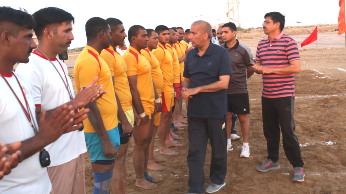 crpf_rtc's tweet photo. Glimpses of Kabaddi Match played between Delta &amp; Echo Coy of 13th Batch Basic Training (Sportsperson) at the sports complex of RTC CRPF, Jodhpur (Raj) on 26/2/2021. https://t.co/ucuCNDCThu