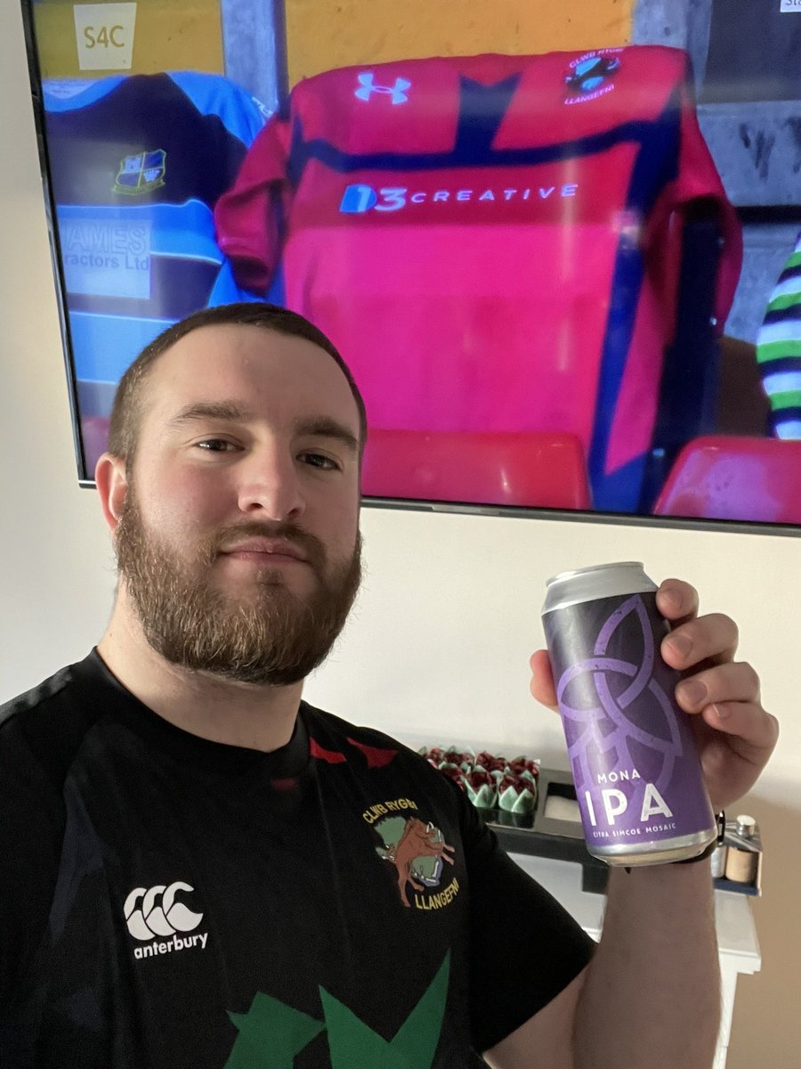 SteffanLloydO's tweet photo. #DathluHuw @BragdyMona @CRLlangefni @WelshRugbyUnion ❤️🏴󠁧󠁢󠁷󠁬󠁳󠁿 https://t.co/0I8frzZHXK
