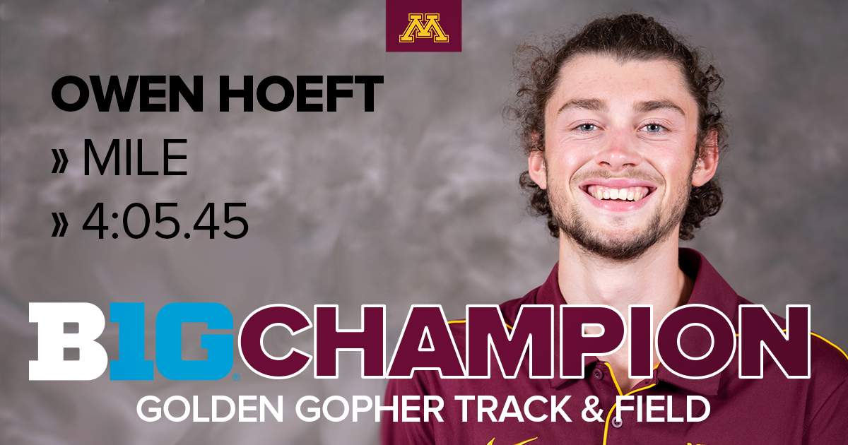 Minnesota Cross Country, Track & Field tweet media
