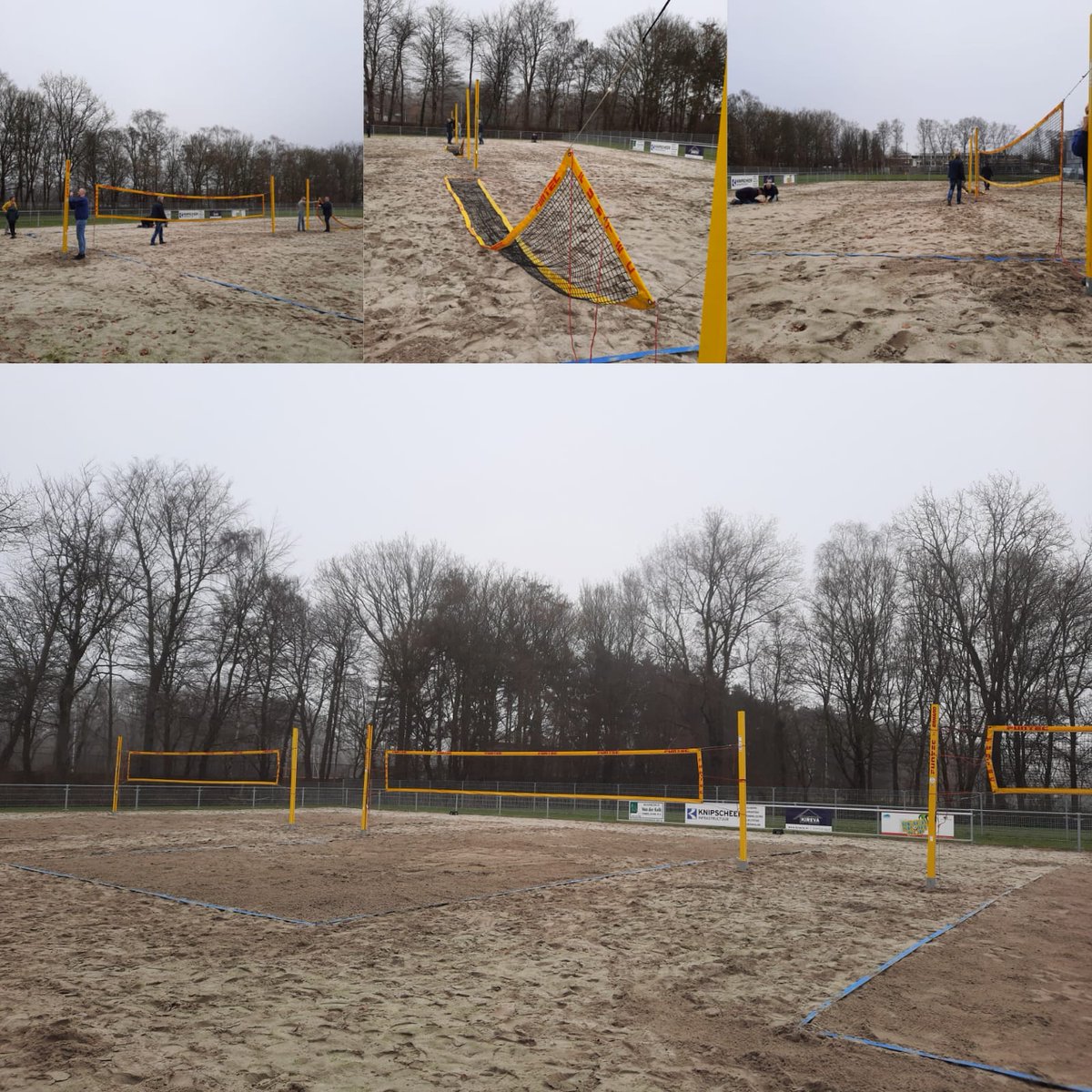 vovem's tweet photo. Vanaf aanstaande woensdag kan er weer worden gevolleybald op het beachterrein. Uiteraard binnen de RIVM- richtlijnen. LET'S GO!! https://t.co/AlP2WuJ5uP