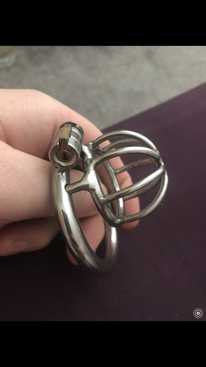 highsxdrive1's tweet photo. Let find out how long this should be worn for 😩
❤️ favourite = 1day 
🔁 RT = 3days 
💦 New followers = number of no cum days but will cum in cage tho till then. 
Open for 5days. https://t.co/8s4nP0Ycyr