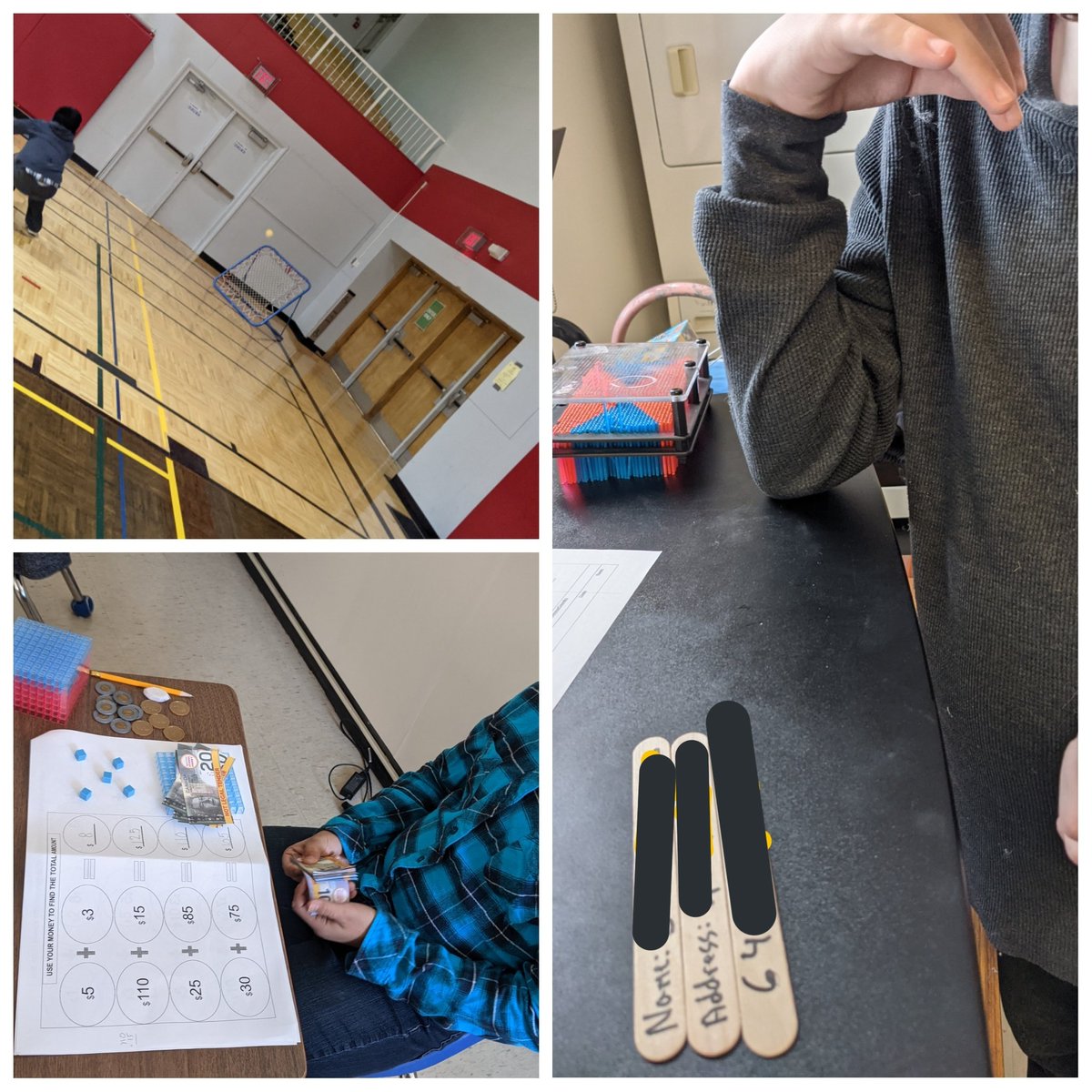 CCSands14's tweet image. Another great week in DD: sequencing and adding numbers transitioning to money math; life skills like writing in a defined space; tchoukball(!), outdoor exploration, and of course sensory time 
#BetterThanAWorksheet
#EveryoneIsASensoryKid