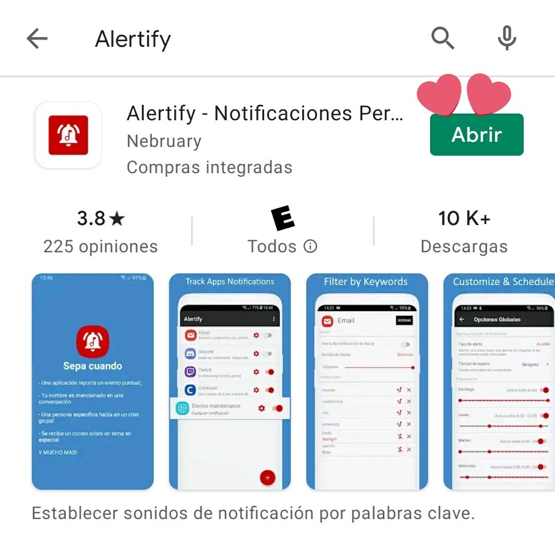 vanteflwr_'s tweet image. 1. Irás a Play Store, buscarás y descargarás el aplicativo &quot;Alertify&quot;