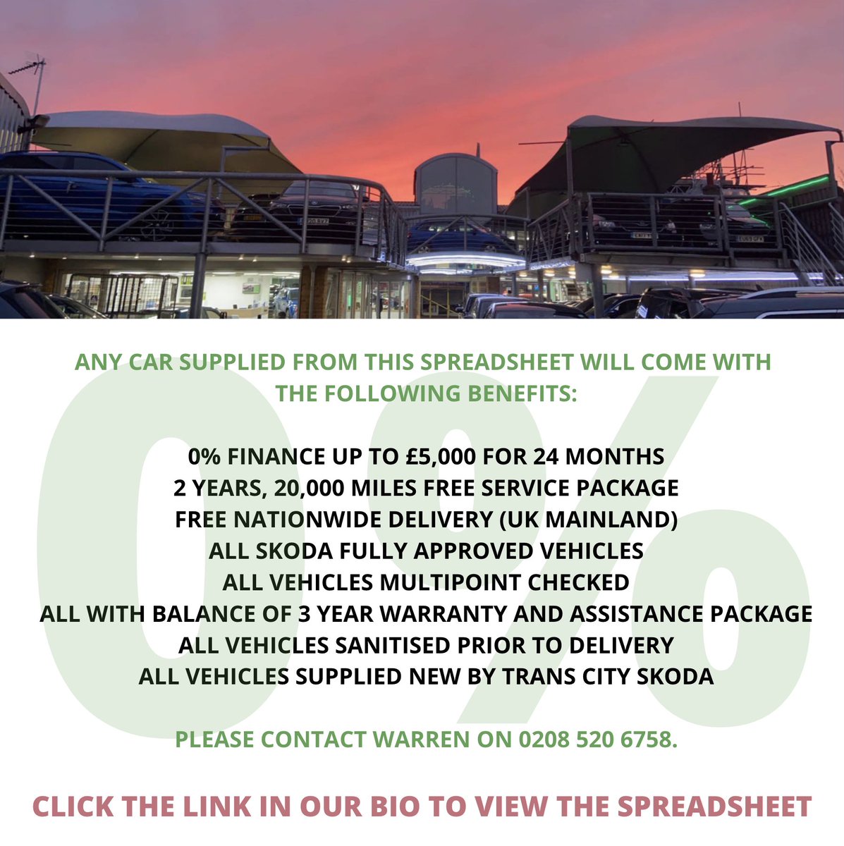 Fantastic offer. Contact us today on 02085206758 🤩

bit.ly/usedcarspreads…