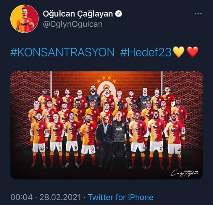 cassioo_lincoln's tweet photo. Oğulcan Çağlayan'ın paylaşımı 🔥 🔥
#KONSANTRASYON https://t.co/qC0ZpYBlxZ