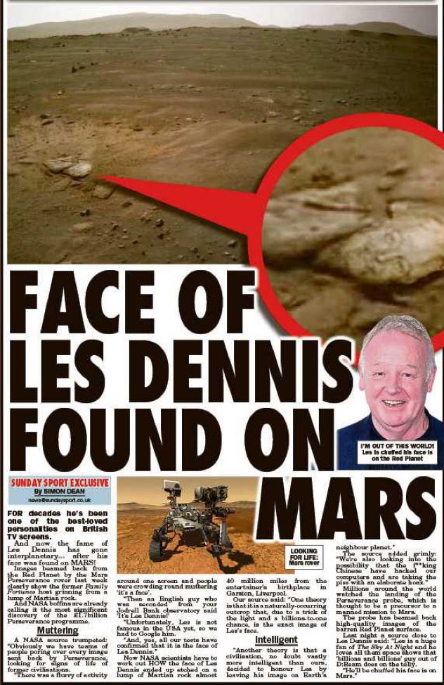 WTF??? From Norwich to Mars!!