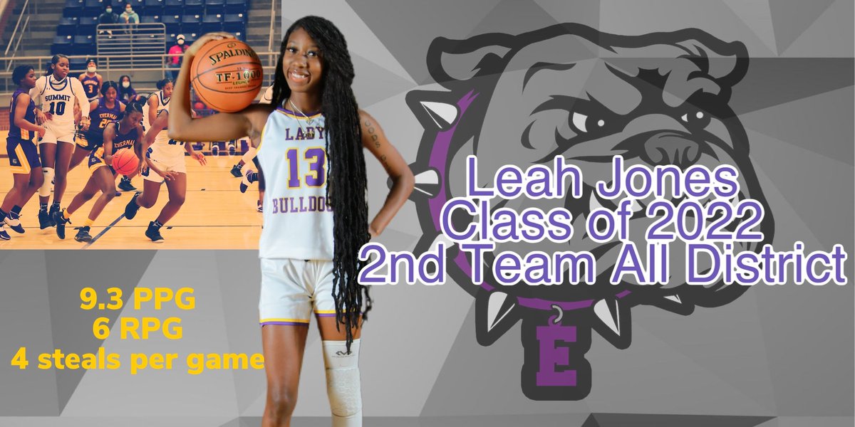 Junior <a href="/leahleshay/">Leah Jones</a> Leah Jones, 2nd team all district!