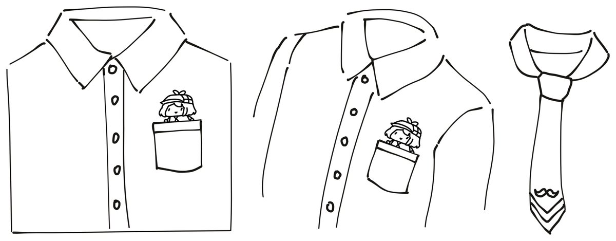 you know those shirts that have designs printed above the pocket, what if 