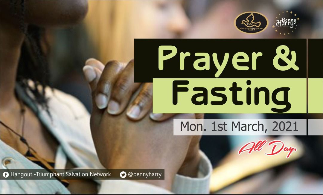 bennyharry's tweet photo. Praying and Fasting https://t.co/WDeZ7d5efE