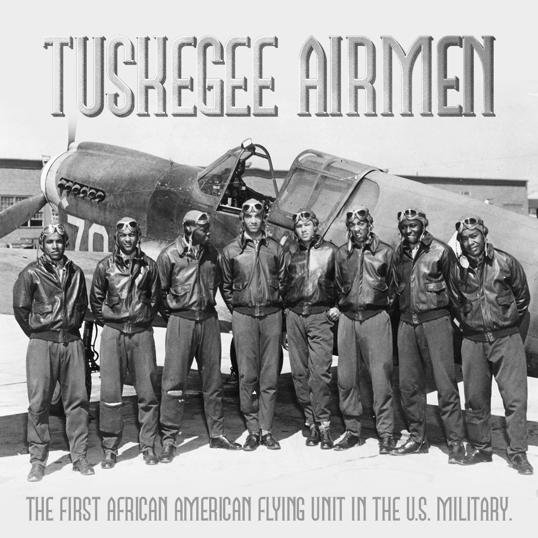 The #TuskegeeAirmen overcame segregation and prejudice to become one of the most highly respected fighter groups of #WWII. Their dedication to defending the freedom of all Americans & their acts of heroism paved the way for full integration of the U.S. military. #SmithsonianBHM