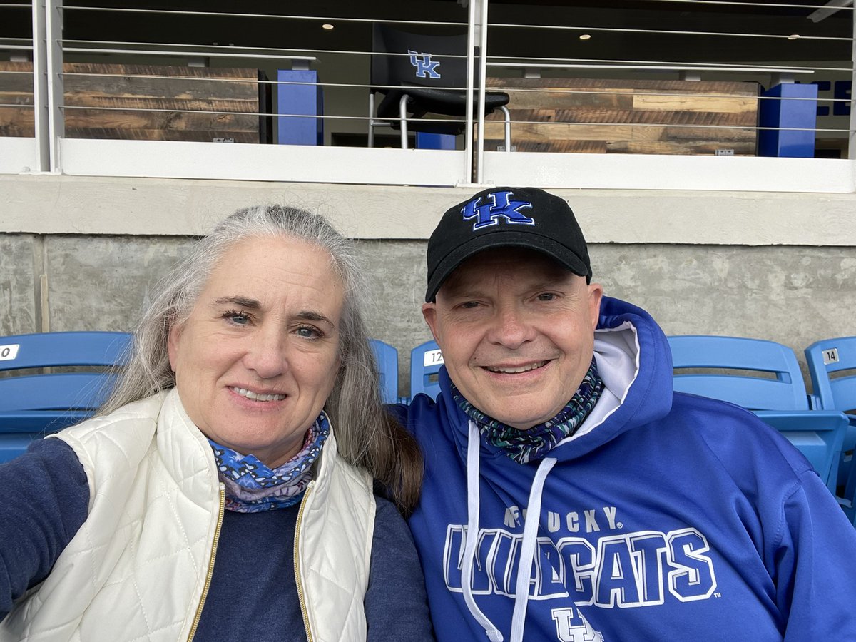 billfort2's tweet photo. I feel like the great Ernie Banks when it comes to February baseball. Let’s play two! Patience and I are taking in a doubleheader between Kentucky and Milwaukee. https://t.co/uGR2rI6IDa