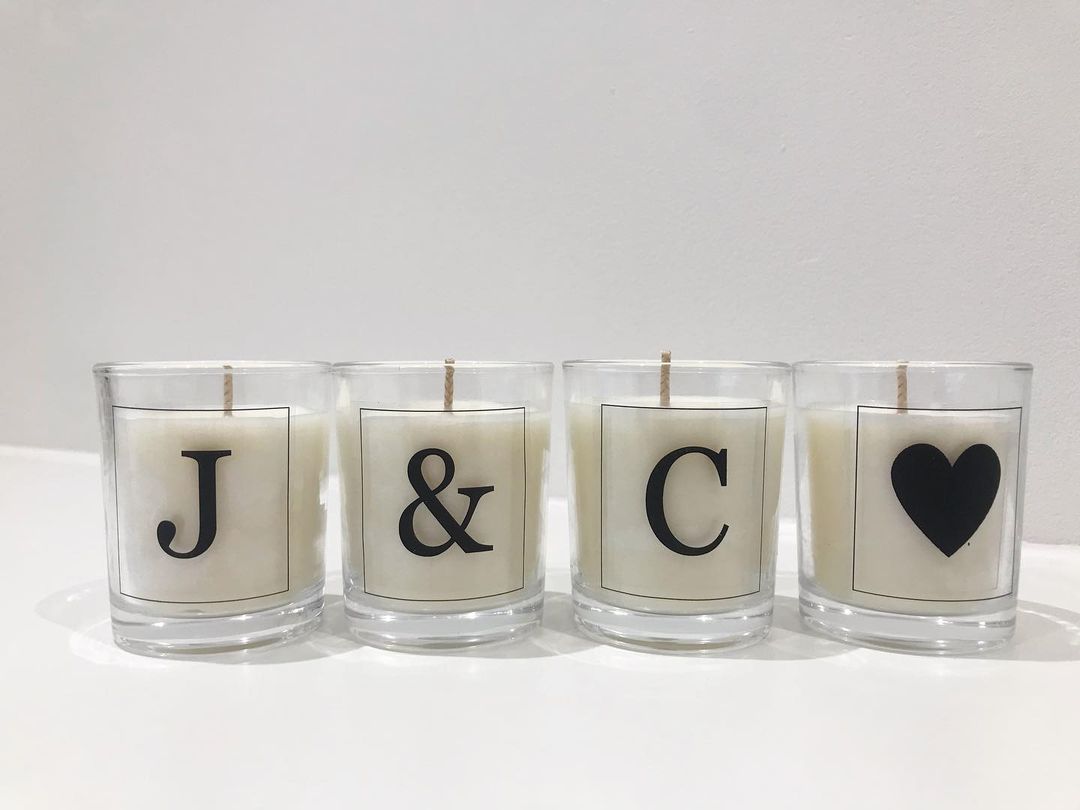 • Initial Candles •

Our 9cl candles come beautifully packaged, in a box of four. A lovely personal touch to your own home, or a perfect gift.

#candles #handpoured #soywaxcandles #initials #heart #home #love #personalisedgifts #homedecor #handmade #veganfriendly #crueltyfree