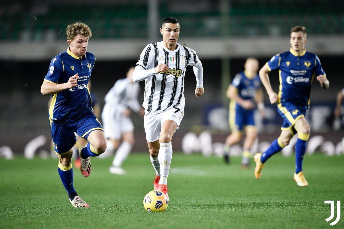 FT: Verona 1-1 Juventus 

Juventus took the lead after half-time through Cristiano Ronaldo, only for Verona to grab a share of the points.