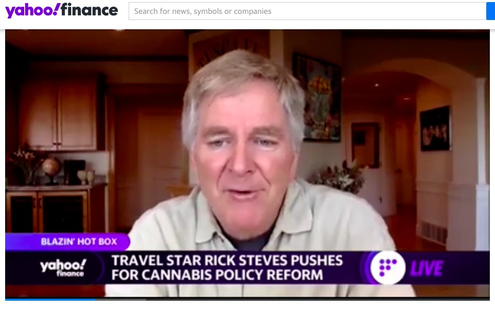 "You know, it's not-- for me, it's not pro-marijuana. It's pro civil liberties."

Watch newly elected #NORML Board Chair <a href="/RickSteves/">Rick Steves</a> on <a href="/YahooFinance/">Yahoo Finance</a> here: yhoo.it/37y0pDC