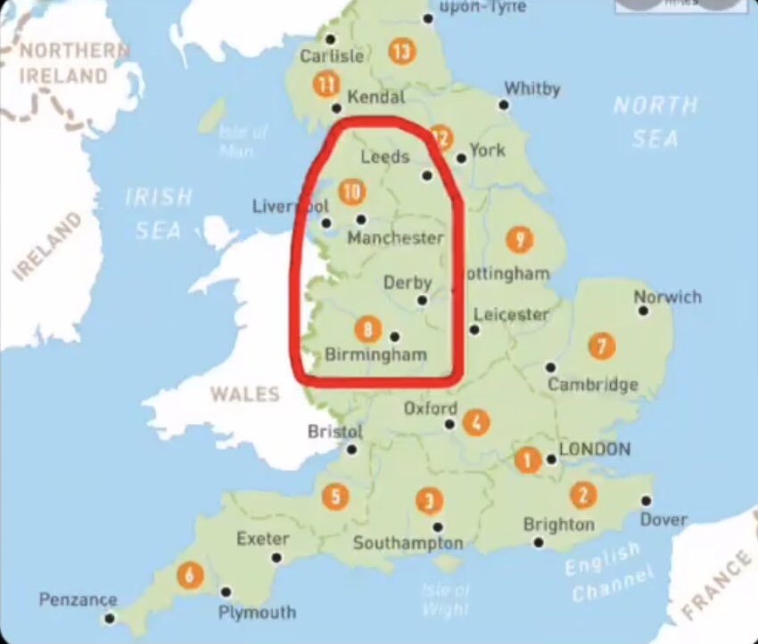 This area actually carries the UK