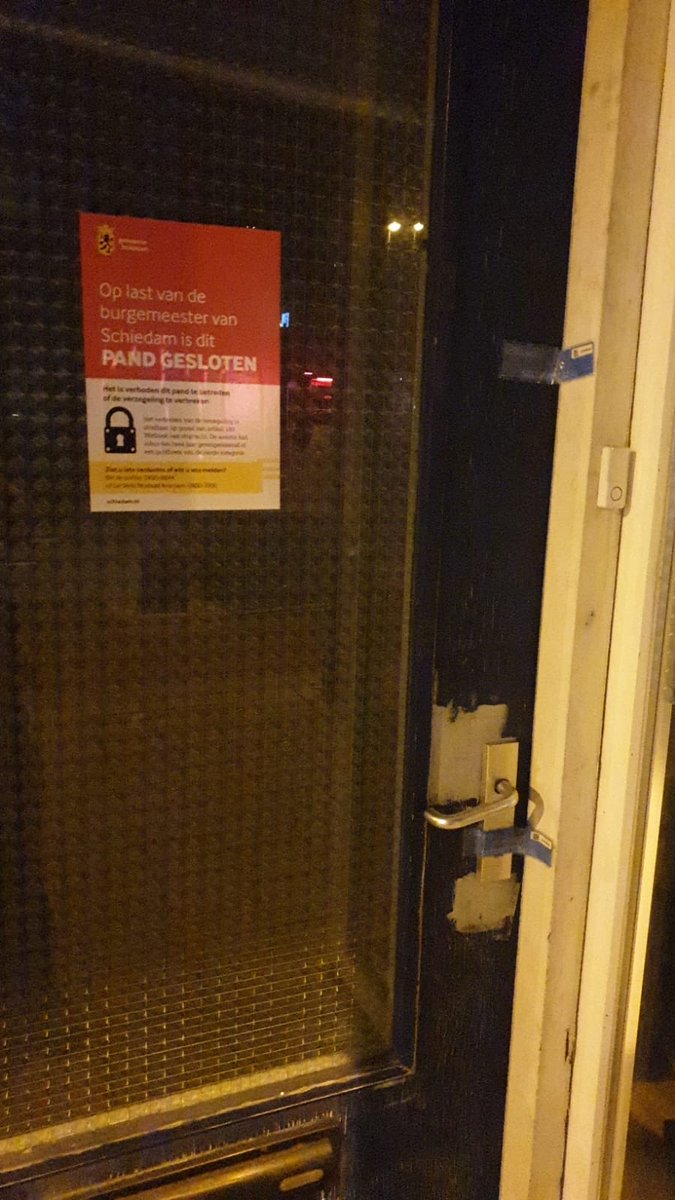 Het interventieteam Ondermijning heeft i.s.m. ⁦@Politie_Rdam⁩ #AVIM naar aanleiding van advertenties op internet twee illegale seksinrichtingen aangetroffen: #Rotterdamsedijk en de #Wattstraat. Beide panden zijn op last van de burgemeester gesloten.