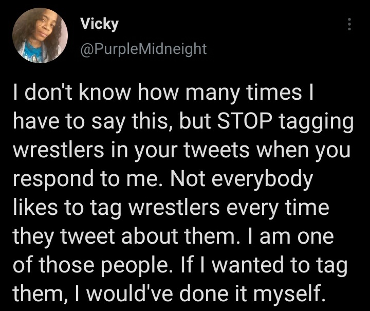 Trish Stratus liked my thread on her because she was tagged in them (not by me). She quote replied to a different tweet about her that was not included in the tagged thread. She also liked this tweet which she wasn't tagged or mentioned in at all. Um..... https://t.co/Z7MAFVcQQe