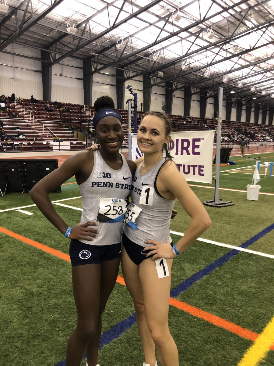 So proud of these ladies! B1G 800 Champion for freshman <a href="/VVanriele/">Victoria Vanriele</a> and 3rd for <a href="/victoriatach/">Victoria Tachinski-Wagner</a> Thats 5 years in a row <a href="/PennStateTFXC/">Penn State Track & Field/Cross Country</a> has won the B1G women’s 800.🥇🥉#WeAre