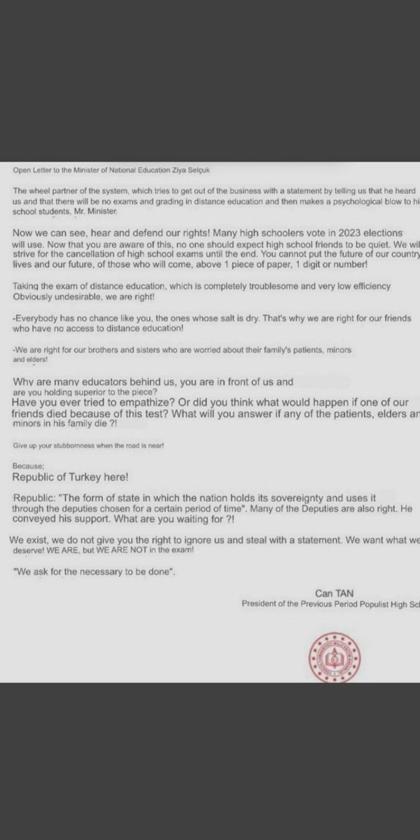 We don't want to be corona please help us!
Korona olmak istemiyoruz lütfen bize yardım edin!
Arkadaşlar bu tagi kullanın Türkçe tagle bir şey yapamayız tüm dünya ya sesimizi duyuralım!!  
#EqualityForTurkishStudents