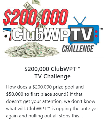 cavincasino's tweet photo. Busy weekend on @ClubWPT 

I'll be playing the following events:
Sat
2p $5K GTE PLO
3:30p $3K GET NLH

Sun
12p $200K GTE TV Event
1p $5K NLH Bounty w/@SavagePoker 
2:30p $10K GTE

This isn't the Old ClubWPT #BOOMSwitch! https://t.co/YFYUoPMUBv