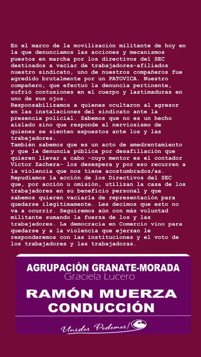 Basta de <a href="/Cavalieri_SEC/">Armando Cavalieri</a> y sus patovicas.. <a href="/Montesinocarlo1/">Montesino carlos</a> <a href="/aldecoto/">alberto aldeco</a> <a href="/BuffonePablo/">Pablo Buffone</a> <a href="/SebastianZotto/">Sebastián Zotto</a> <a href="/NewGenComercio/">NUEVA GENERACIÓN DE COMERCIO</a> <a href="/AzulAmarillo12/">Camilo Cejas</a> <a href="/pablodiez153/">pablo diez</a> <a href="/yamildominguez3/">Yamil Dominguez Bianconi</a> <a href="/JairDominguezAR/">Hola Jair</a> <a href="/DanielOveja/">Daniel Ovejero</a> <a href="/Sebasju158/">Sebasjuarez</a> <a href="/gabyfranch77/">El PELA 85 🌶️</a> <a href="/NoloArandagrup/">Agrupación Mercantil Nolo Aranda</a> @Arg_solidaria <a href="/MuerzaRamon/">Ramon Muerza</a> <a href="/Lilii_Rivero/">Lili Rivero</a>