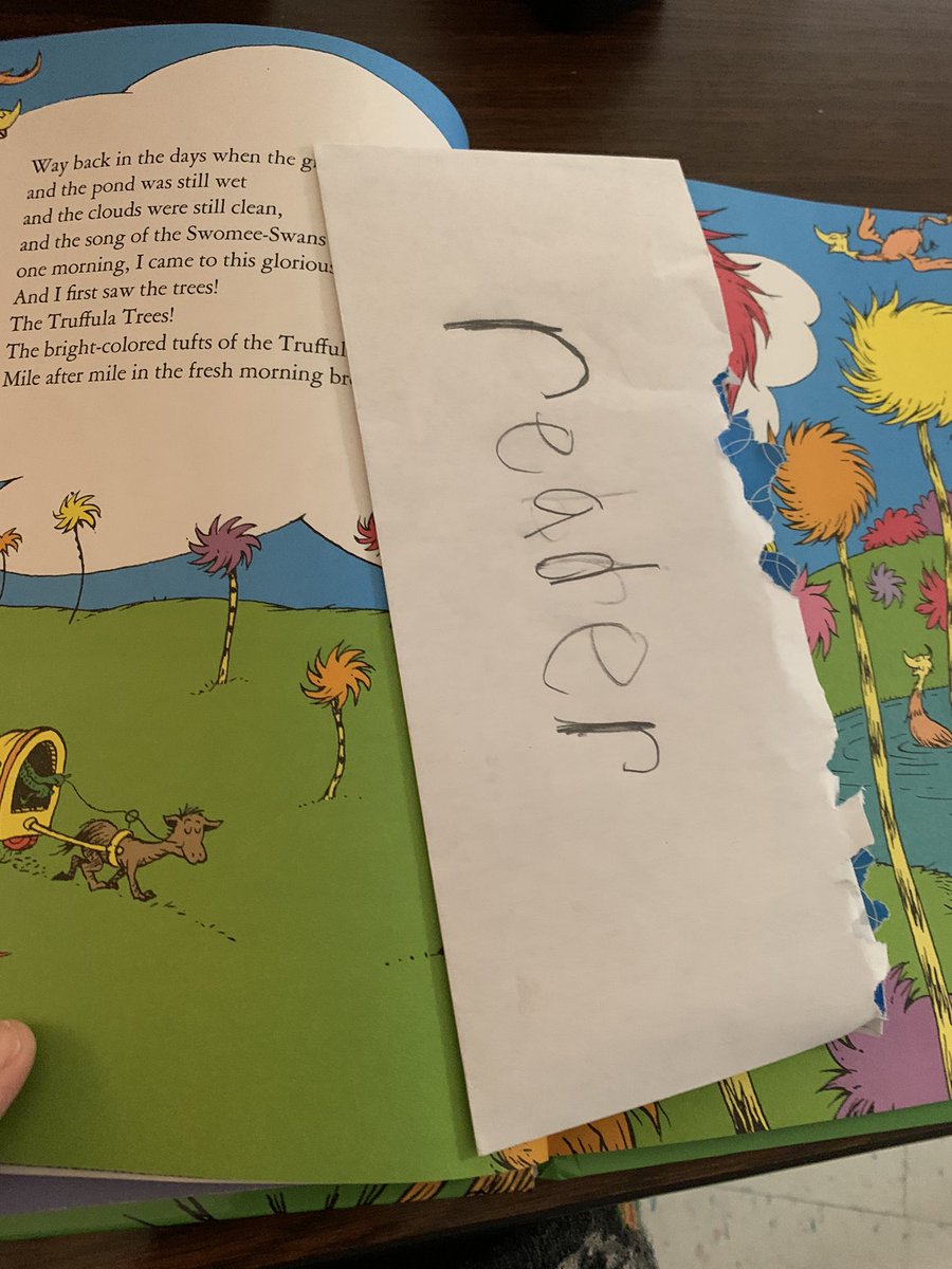 Laclaborn's tweet photo. Opened up this book to read with my class &amp; this was there! Look @DanikaJaster ! From one of my Ss last year! @LucyCalkins We were so excited to read it! So proud. 😌 https://t.co/KfW0GxrXsB