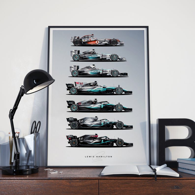 Lewis Hamilton gift item displaying with fluency that Formula One cars have gotten TOO BLOODY BIG! https://t.co/F644DbxrNZ