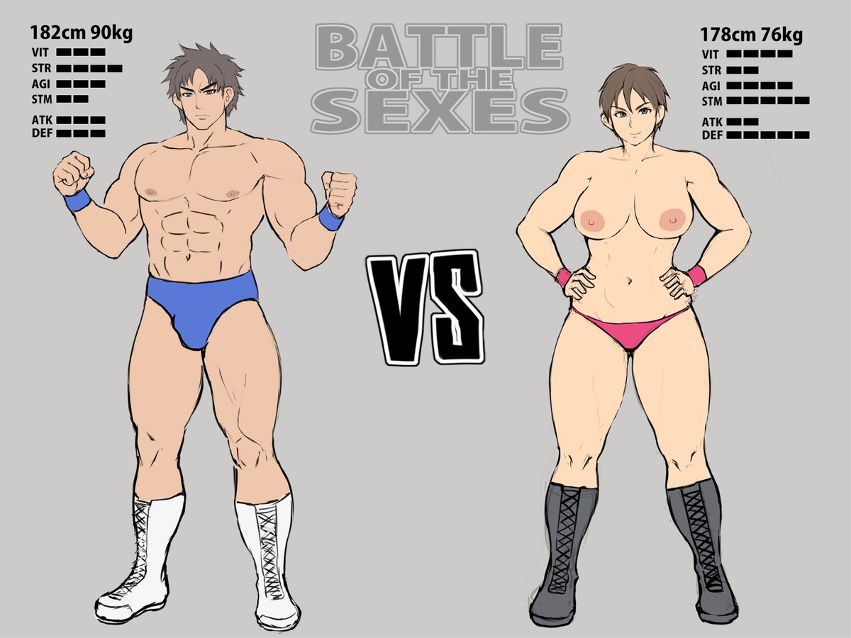 女体と男体を並べるだけでこんな妄想ができちゃう
あとパラメーターとか比較してあっ負けてる!ってやるのも好き
・・・という落書きです
だれかこんなゲーム作って(他力本願) 