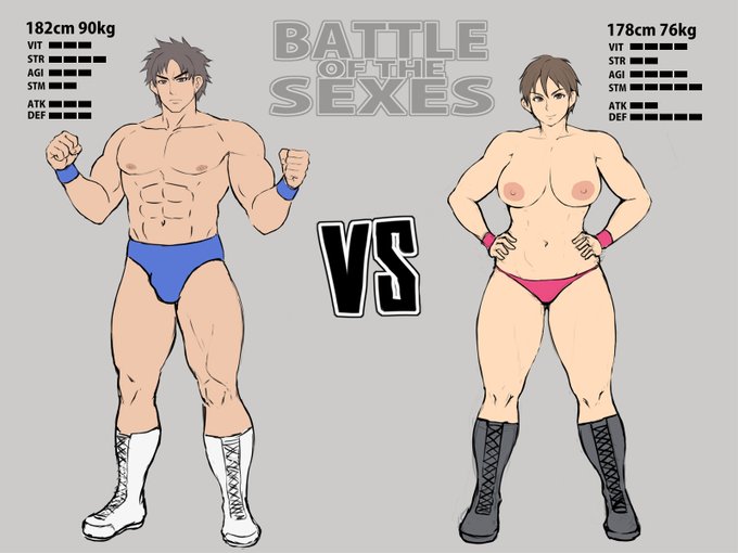 女体と男体を並べるだけでこんな妄想ができちゃう
あとパラメーターとか比較してあっ負けてる!ってやるのも好き
・・・という落書きです
だれかこんなゲーム作って(他力本願) 