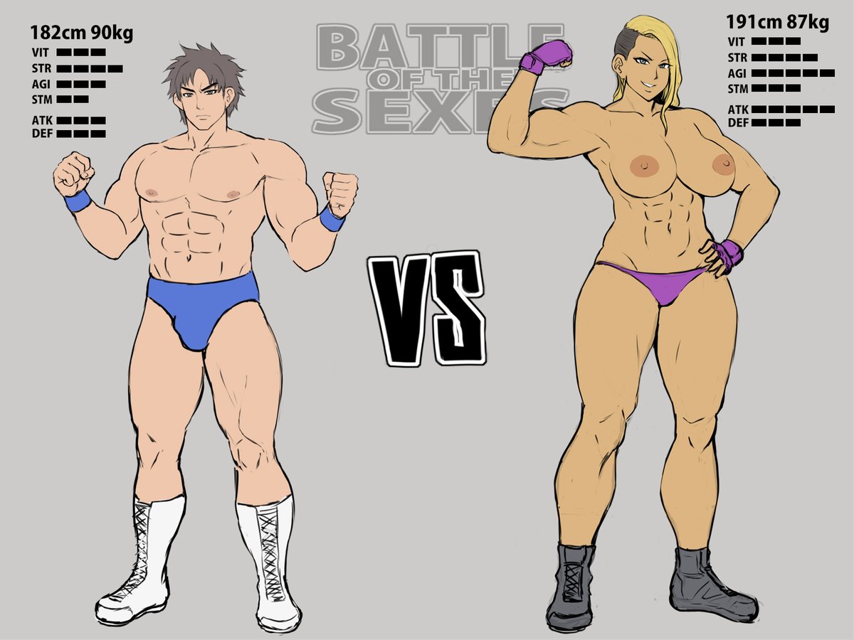 女体と男体を並べるだけでこんな妄想ができちゃう
あとパラメーターとか比較してあっ負けてる!ってやるのも好き
・・・という落書きです
だれかこんなゲーム作って(他力本願) 