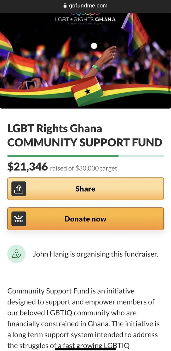 Don’t keep quiet!!
Share & Support if you can 🖤
gofundme.com/f/lgbt-rights-…

@Blaise_21 
@LGBTRightsGhana
•
#GhanaiansQueerLivesMatter 
#BlackQueerLivesMatter
#BlackTransLivesMatter
