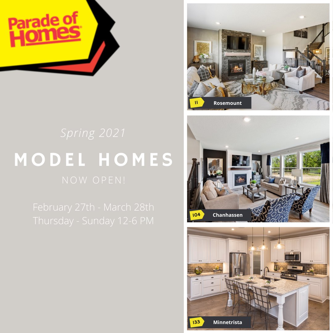 Spring 2021 Parade of Homes Twin Cities is now open! Be sure to check out some of the homes we've had the pleasure of working on! 

To learn more about the tour and COVID-19 safety measures, please visit paradeofhomes.org