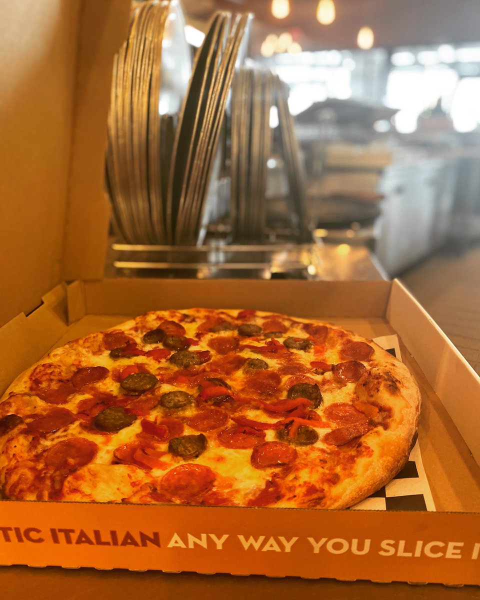 Hey Russo’s fans!!  Have you tried our Italian Works Pizza?!?! Join us today for a delightful evening and try it out yourself!🍕🍕🍕