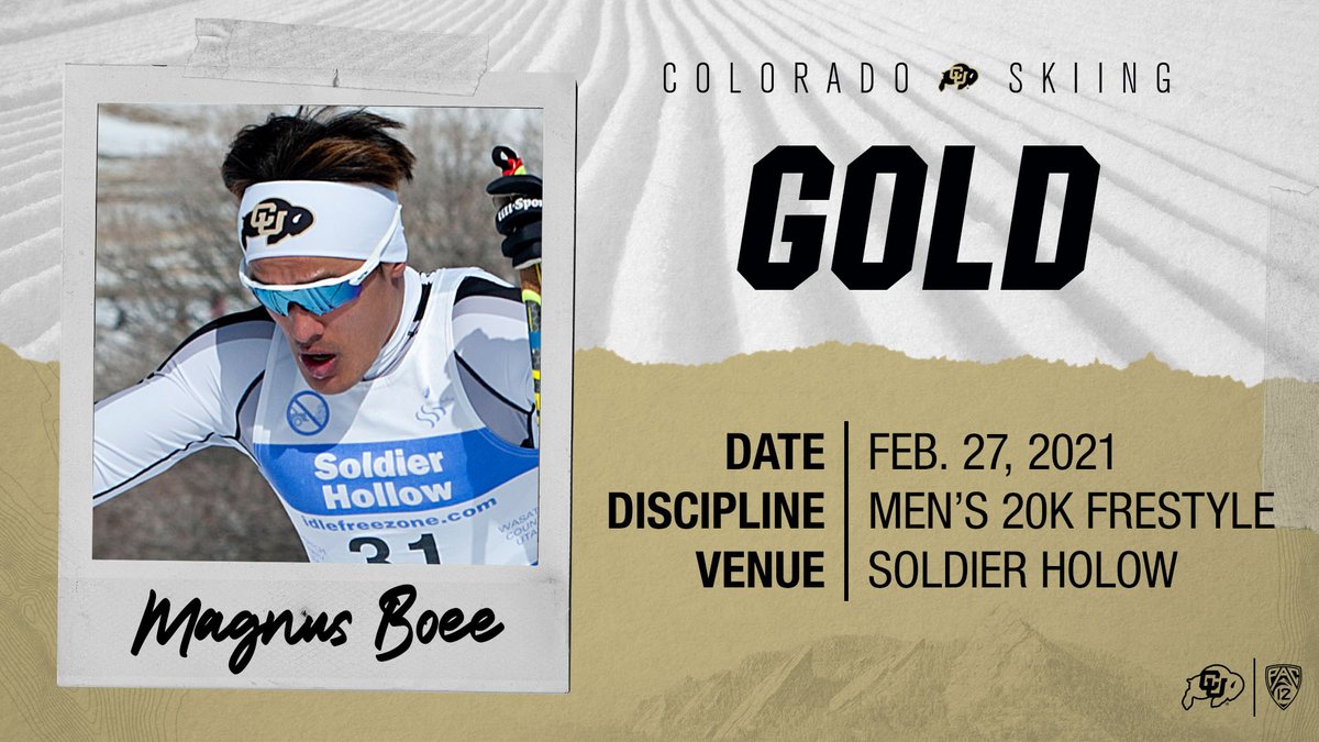 RMISA's tweet image. 🥇 𝓡𝓮𝓰𝓲𝓸𝓷𝓪𝓵 𝓢𝔀𝓮𝓮𝓹 🧹

Magnus Boee won a second regional championship in the 20K freestyle race.  He also ties the CU record for most wins in a season for a men's Nordic skier! 

#SkiBuffs