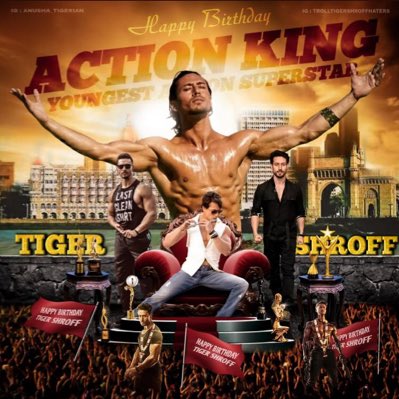TIGER SHROFF B DAY CDP 
Advance Happy Birthday My Hero           