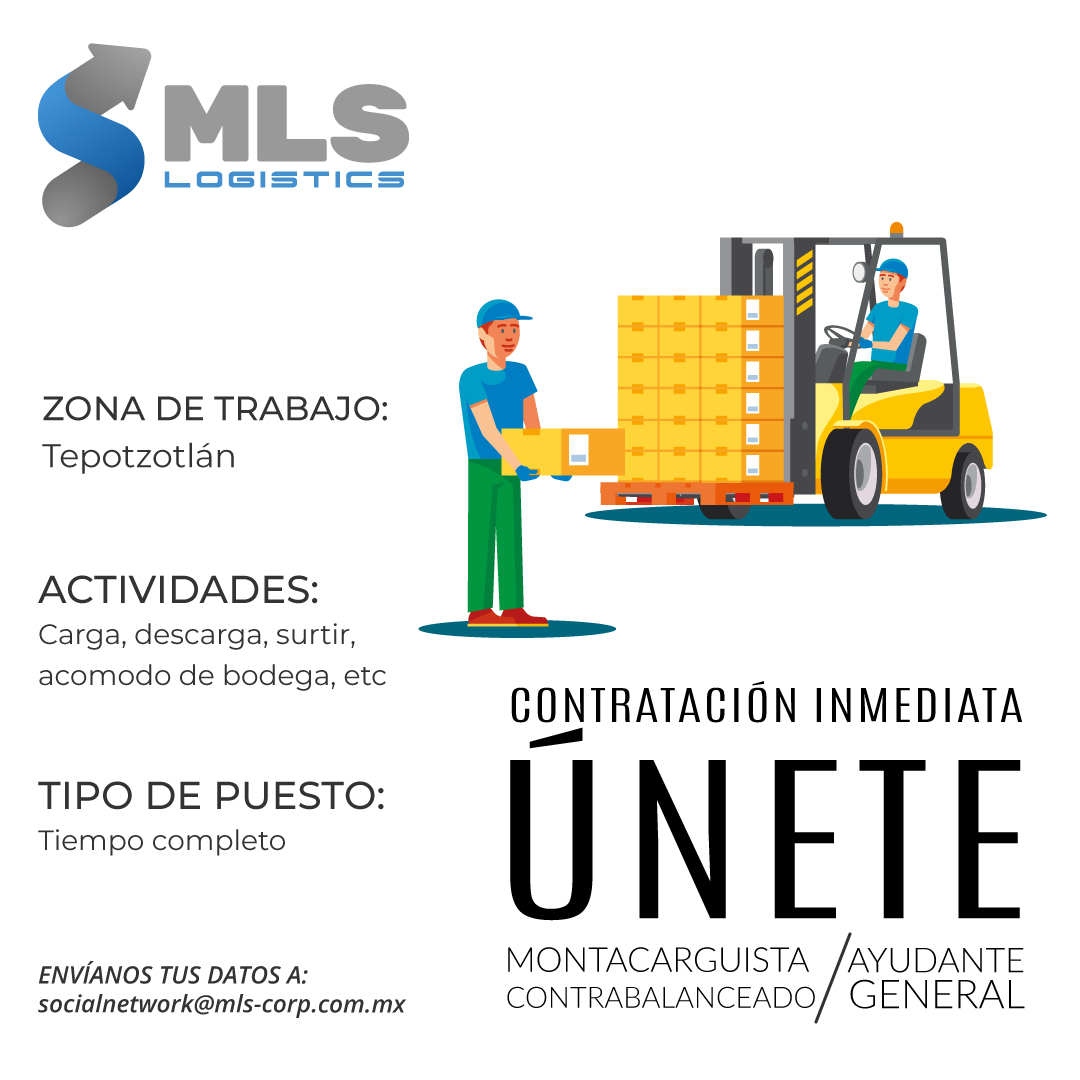 ¡Te estamos buscando!🕵️‍♀️
Envíanos tu CV a: socialnetwork@mls-corp.com.mx indicándonos para que vacante te postulas.
¡Nos encantaría tenerte en nuestro equipo! ✨
#transporte #logistica