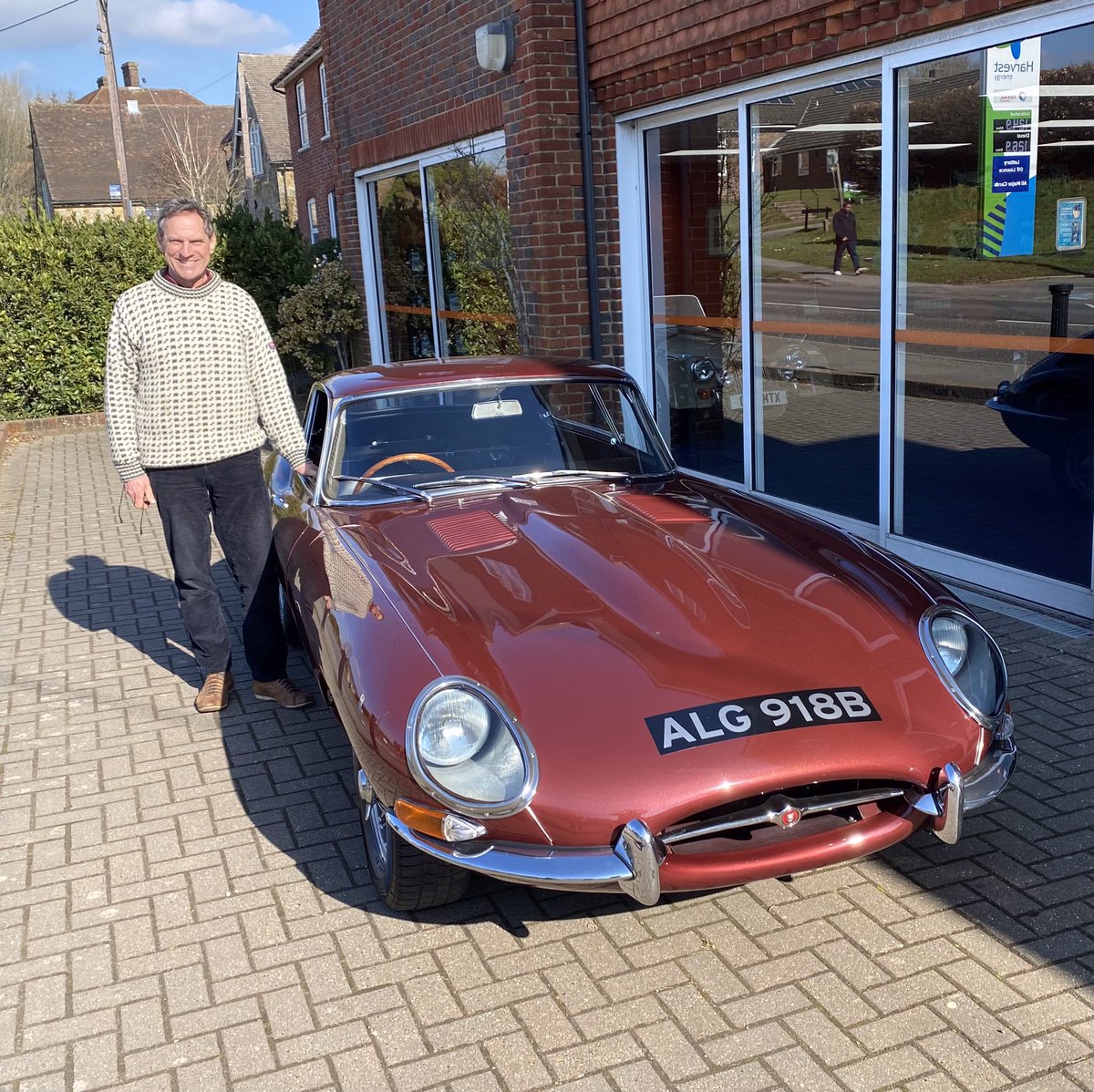 NutleySports's tweet photo. Collection day...Thank you for your business Nigel. #jaguar #jaguaretype #jaguaretypeseries1 #jaguarowner #jaguarclassic #classicjaguar #jaguarheritage #jaguarownersclub #drivetastefully #gentlemandriver #petrolicious #classiclifestyle #getoutanddrive #nutleysportsprestige https://t.co/pIXmF71D6Z