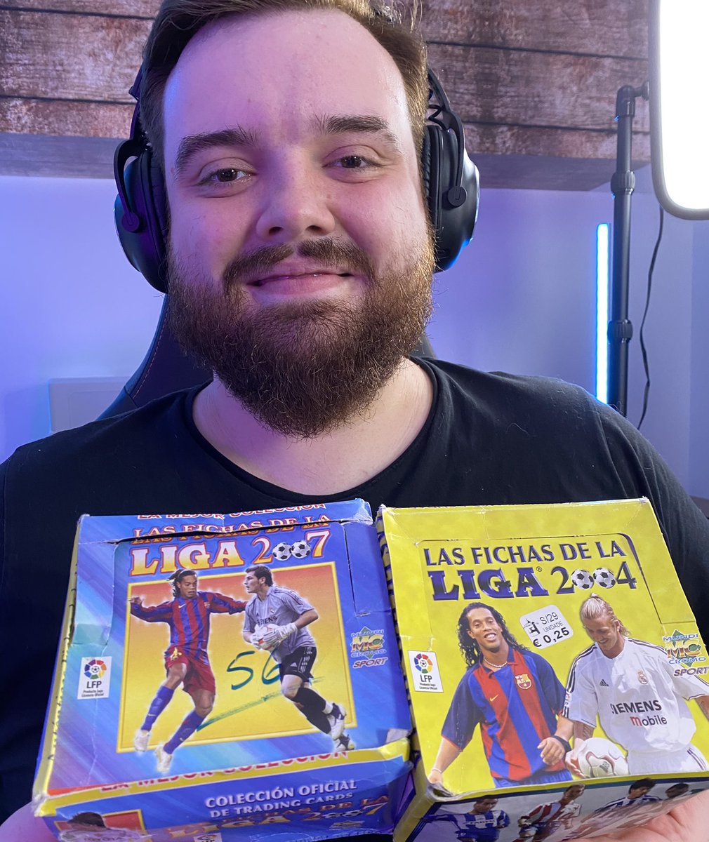 IbaiLlanos's tweet image. ABRIENDO CROMOS HISTÓRICOS DE LA LIGA 

UN RT= ME TOCAN MESSI Y RONALDINHO
twitch.tv/ibai