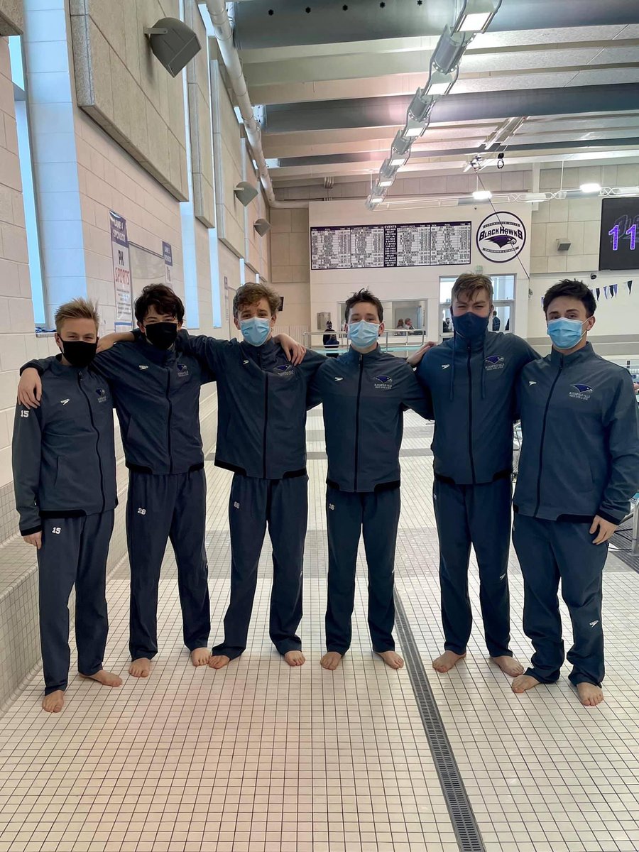 Shout out to our Oakland County Championship qualifying swimmers crushing it today at our home pool! From L-R: Brendan Kanary, Bowie Cooper, Joe Hoag, Gavin Raab, Jameson Kanary &amp; Jack Behrendt. 🏊🏼‍♂️🏅🏊🏼‍♂️🏅🏊🏼‍♂️