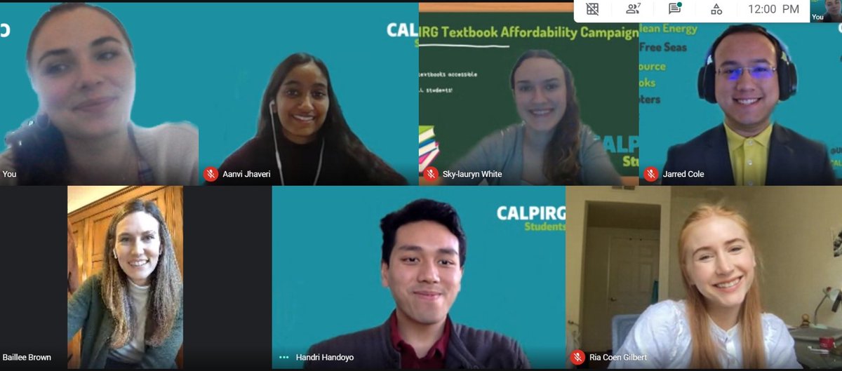 The <a href="/StudentPIRGs/">Student PIRGs</a> lobby day virtually represented the public interest and students :)) Thanks <a href="/YellowEarth560/">Jarred Cole</a>, <a href="/MichelsVeronika/">Veronika Michels</a>, <a href="/cloud_sun_moon/">Sky 💫</a>
for joining me! 
Shout out to:
<a href="/ScottPetersSD/">Scott Peters</a> ‘s office for meeting with us today about #DoublePell !!